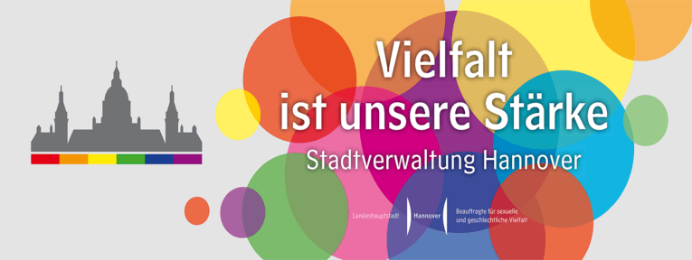 Logo der Beauftragten für sexuelle und geschlechtliche Vielfalt der Landeshauptstadt Hannover